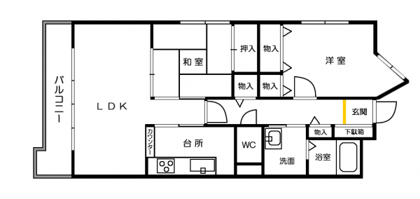 ライオンズマンション姫路平野402